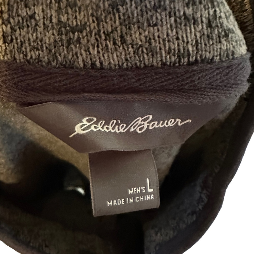 Eddie Bauer Men's Radiator Fleece Pullover 1/4 Snap Classic Fit Sweater Size: L - Picture 6 of 13